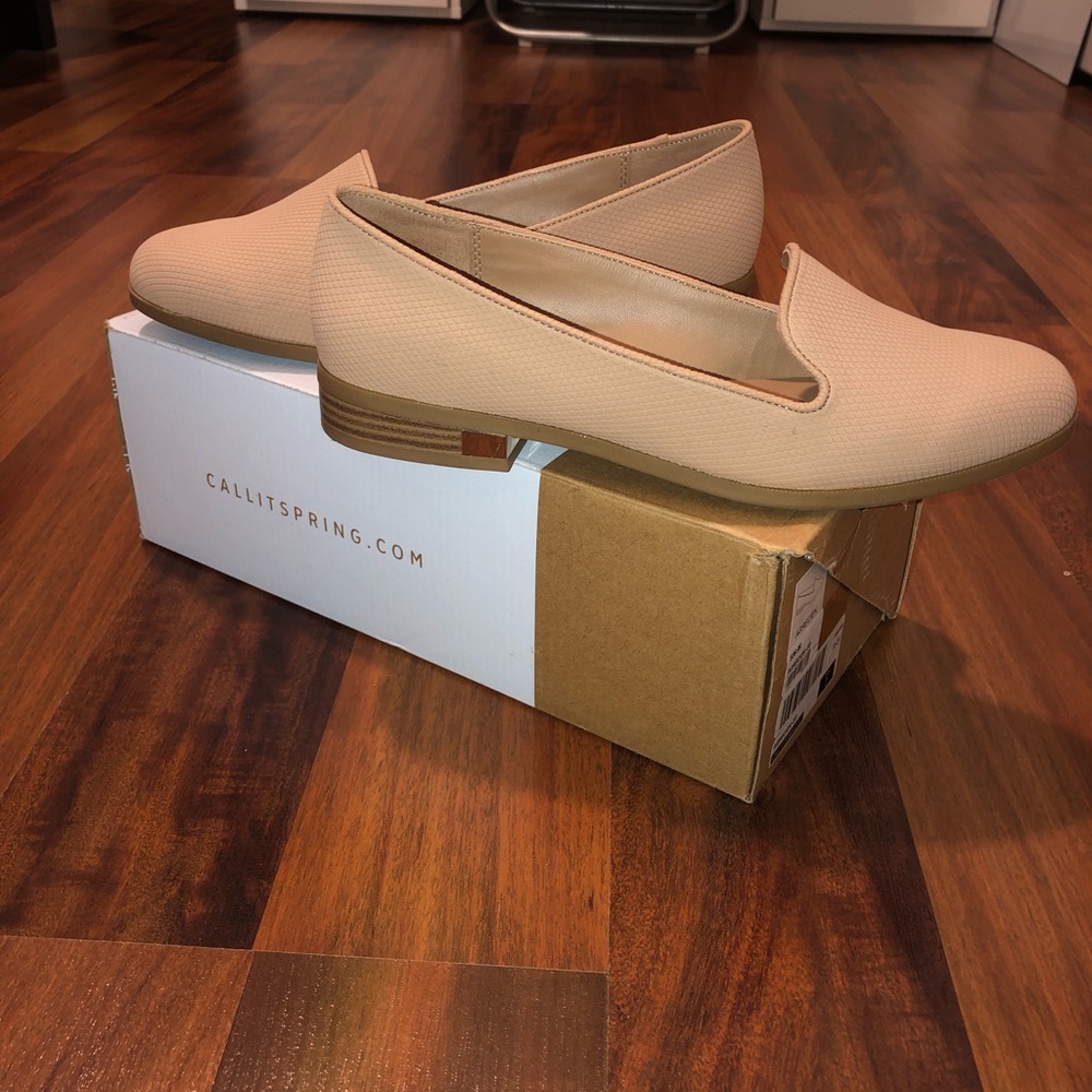 Nude call it spring flats